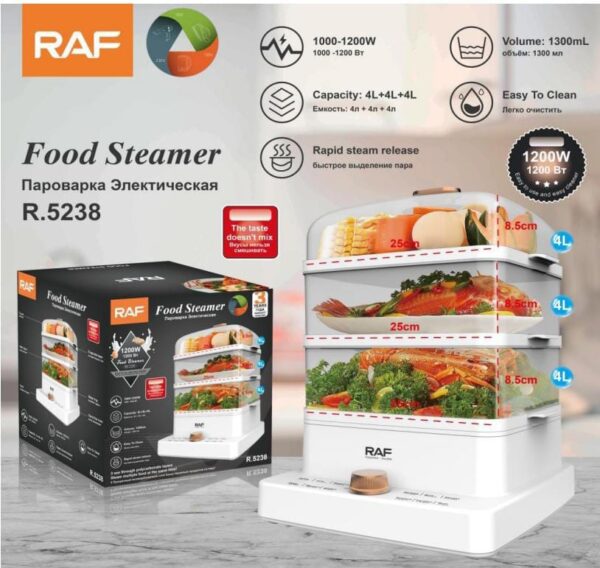 cuiseur vapeur électrique est un appareil de petit électroménager conçu pour cuire les aliments de manière saine, sans ajout de matières grasses, tout en préservant leurs nutriments et vitamines