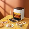 Friteuse à air numérique 15L en acier inoxydable