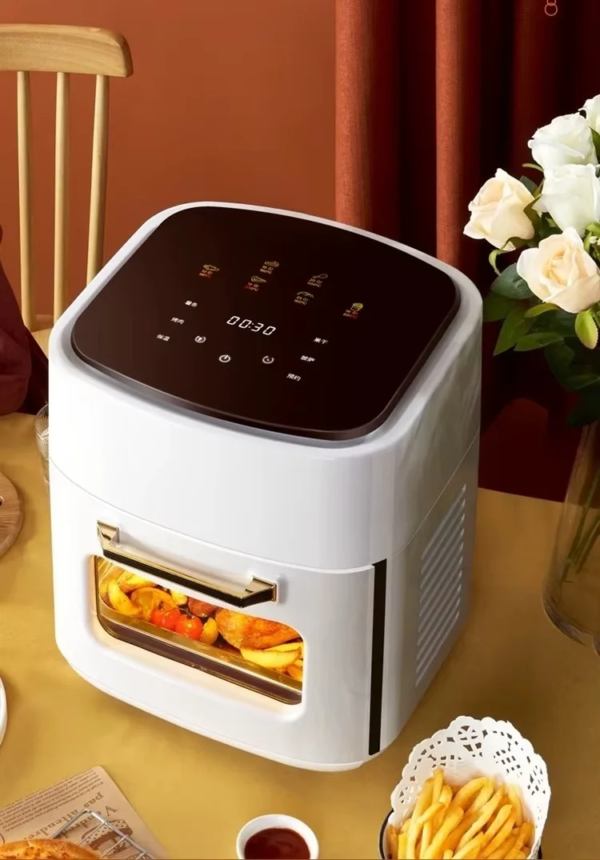 Friteuse à air numérique 15L en acier inoxydable