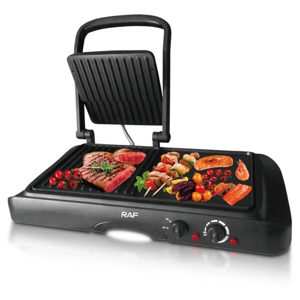 Appareil à steak 2 en 1, grill à hamburgers et grill à steak