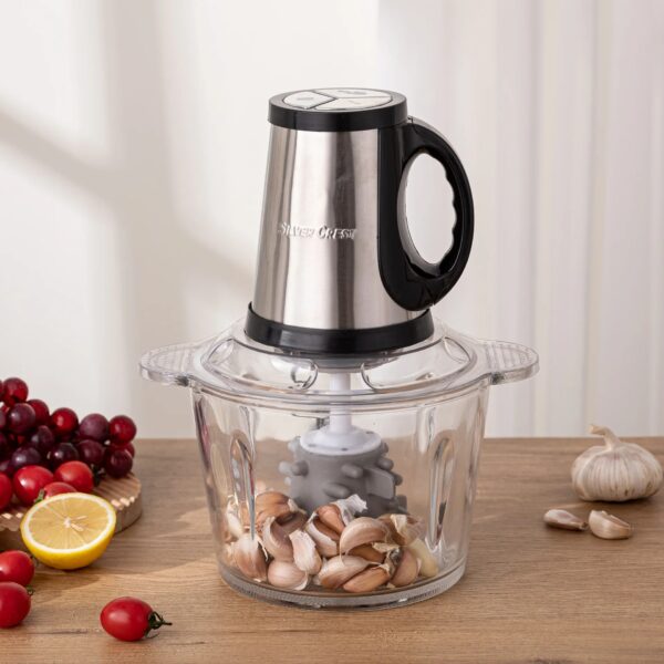 Hachoir Électrique en Acier Inoxydable 3L